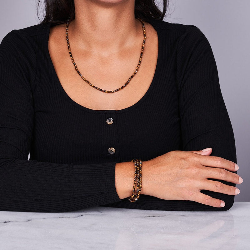 Tigers Eye | .925 Sterling Silver | Gemstone Wrap