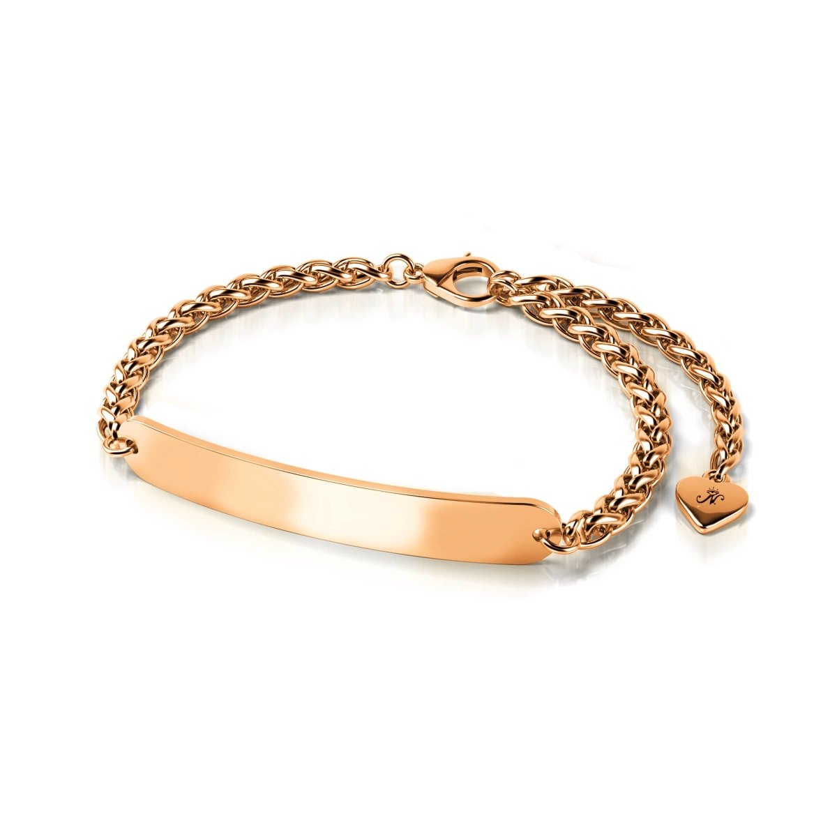 18k Rose Gold | Gilded Bar Bracelet
