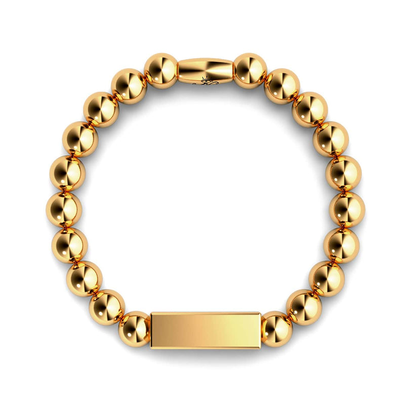 Gold | Gilded Bar Bracelet | Deluxe