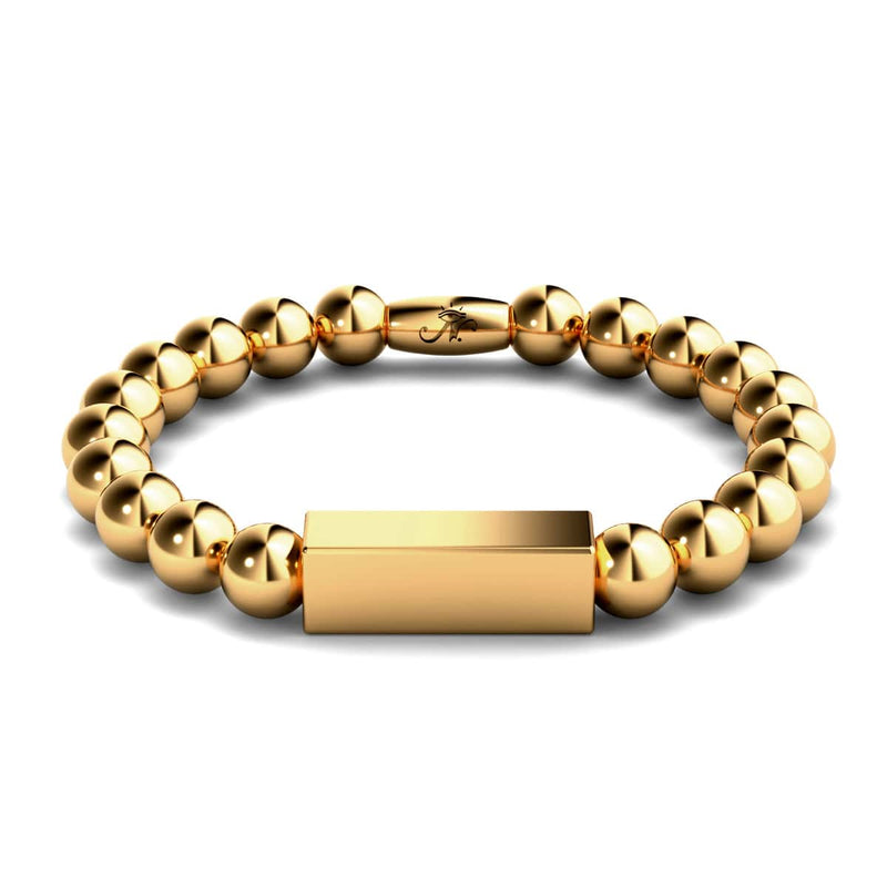 Gold | Gilded Bar Bracelet | Deluxe