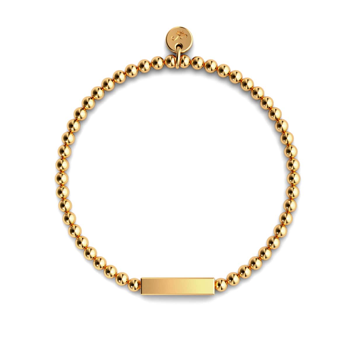 Gold | Gilded Bar Bracelet | Mini