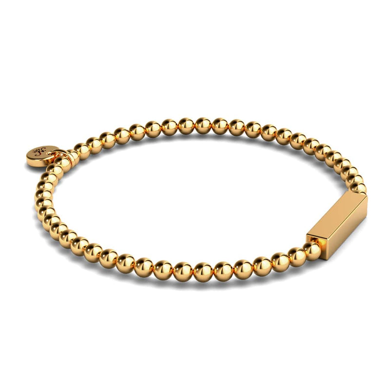 Gold | Gilded Bar Bracelet | Mini