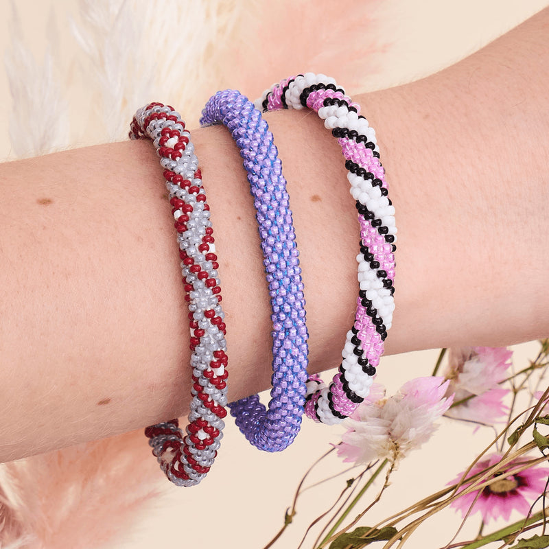 Candy Twist II | Himalayan Glass Bead Bracelet