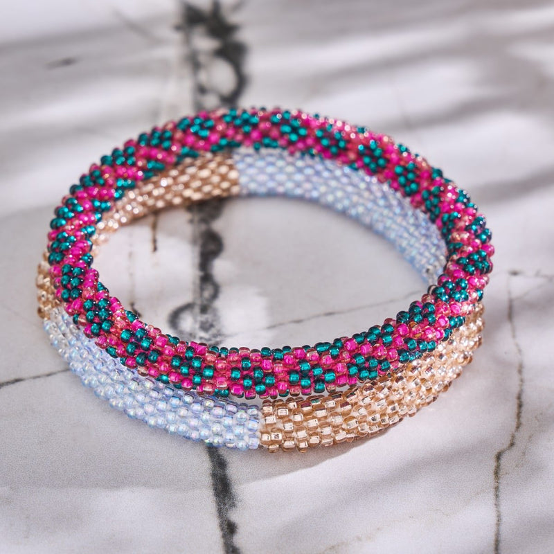 Helen Of Troy | Himalayan Glass Bead Bracelet