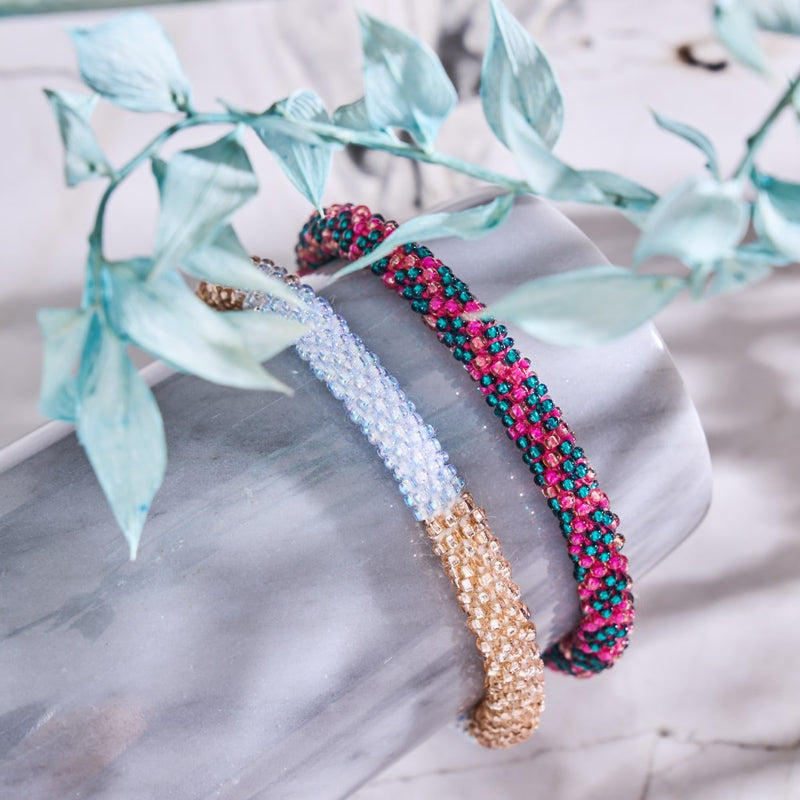 Helen Of Troy | Himalayan Glass Bead Bracelet