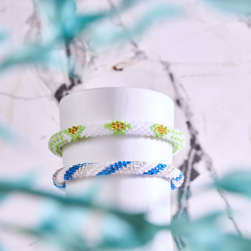 Hurricane | Himalayan Glass Bead Bracelet