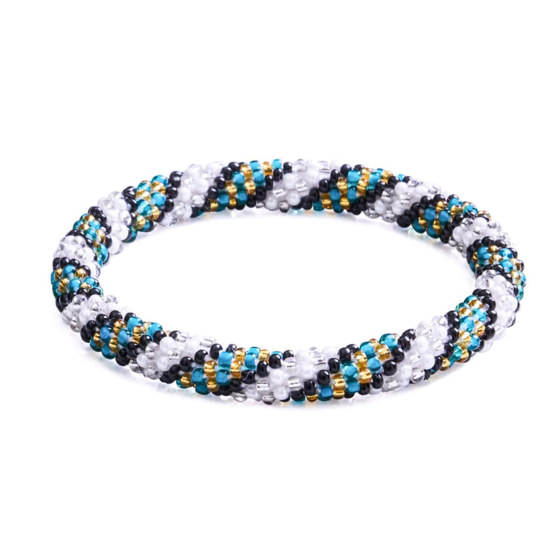 Polar Vortex | Himalayan Glass Bead Bracelet