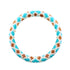 Teal Diamondback | Himalayan Glass Bead Bracelet