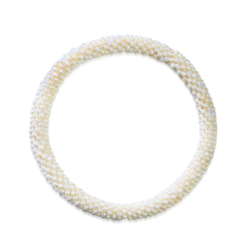 Water Chestnut | Himalayan Glass Bead Bracelet