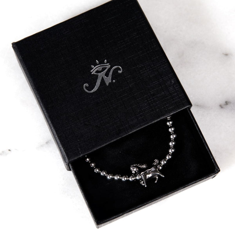 Equestrian | Silver | Horse Charm Bracelet