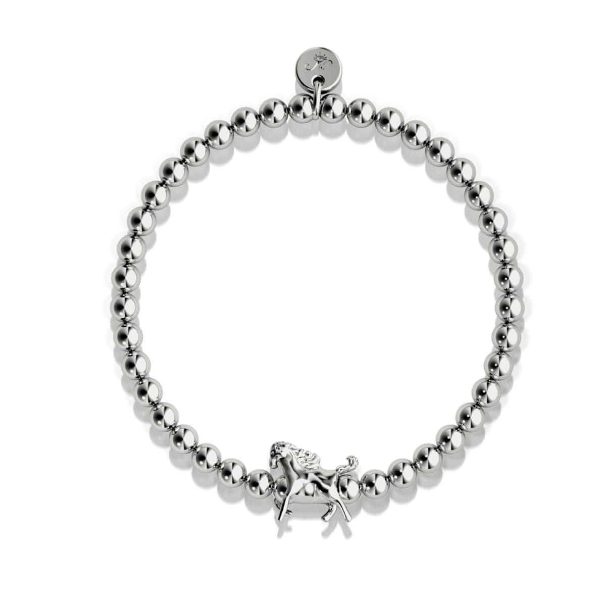 Equestrian | Silver | Horse Charm Bracelet