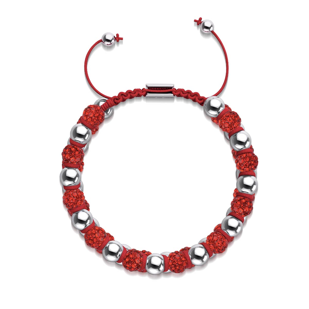 Ruby Chrome Kikiballa Crystal x Red String Vitality Bracelet– NOGU USA