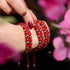 Ruby Chrome Kikiballa Crystal x Red String Vitality Bracelet