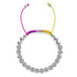 Winter White Crystal | Silver x Spectrum | Kikiballa Bracelet