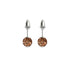 Champagne Crystal | .925 Sterling Silver | Mini Kikiballa Earrings