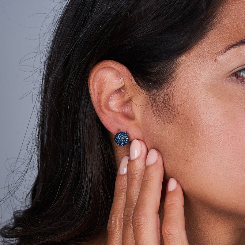 Sapphire Crystal | .925 Sterling Silver | Kikiballa Earrings