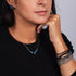 Sapphire Crystal | .925 Sterling Silver | Kikiballa Earrings