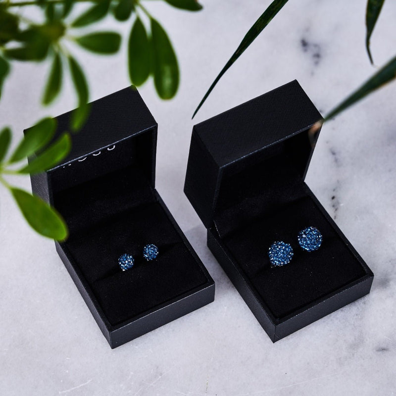 Sapphire Crystal | .925 Sterling Silver | Mini Kikiballa Earrings