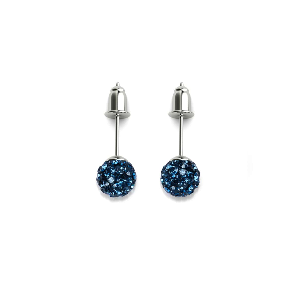 Sapphire Crystal | .925 Sterling Silver | Mini Kikiballa Earrings