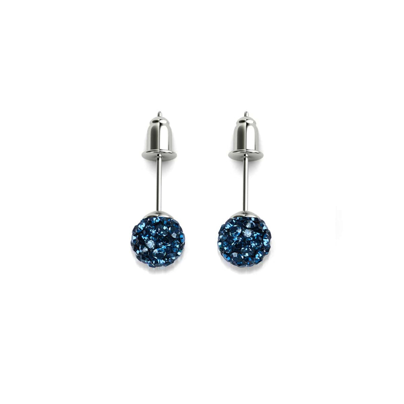 Sapphire Crystal | .925 Sterling Silver | Mini Kikiballa Earrings