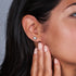 Winter White Crystal | .925 Sterling Silver | Mini Kikiballa Earrings