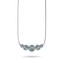 Midnight Confetti Crystal | .925 Sterling Silver | Kikiballa Infinity Clasp Necklace