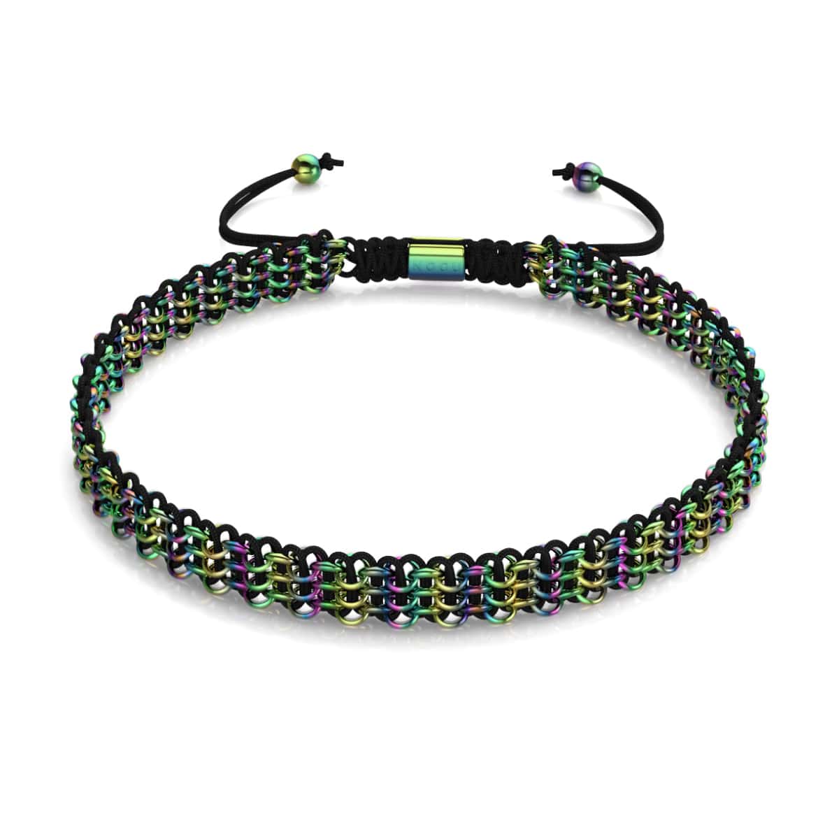 Black x Unicorn Silver | Kismet Links | Choker Necklace