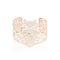Owl | 18k Rose Gold | Laser Cut Cuff