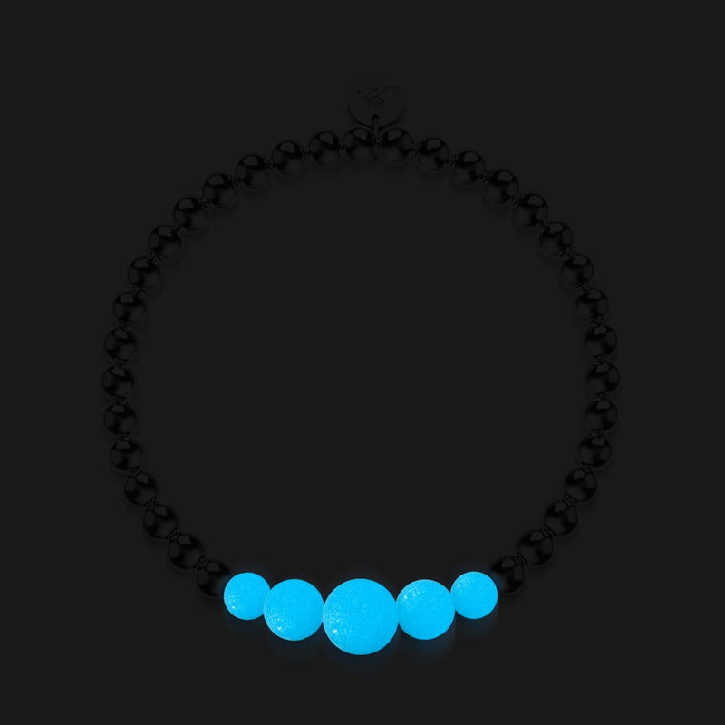 Azure | Silver | Lumos Ceramic Expression Bracelet