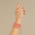 Coral | Lumos Ceramic | Vitality Macrame Bracelet