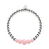 Coral | Silver | Lumos Ceramic Expression Bracelet
