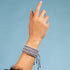 Lunar Blue | Lumos Ceramic | Vitality Macrame Bracelet