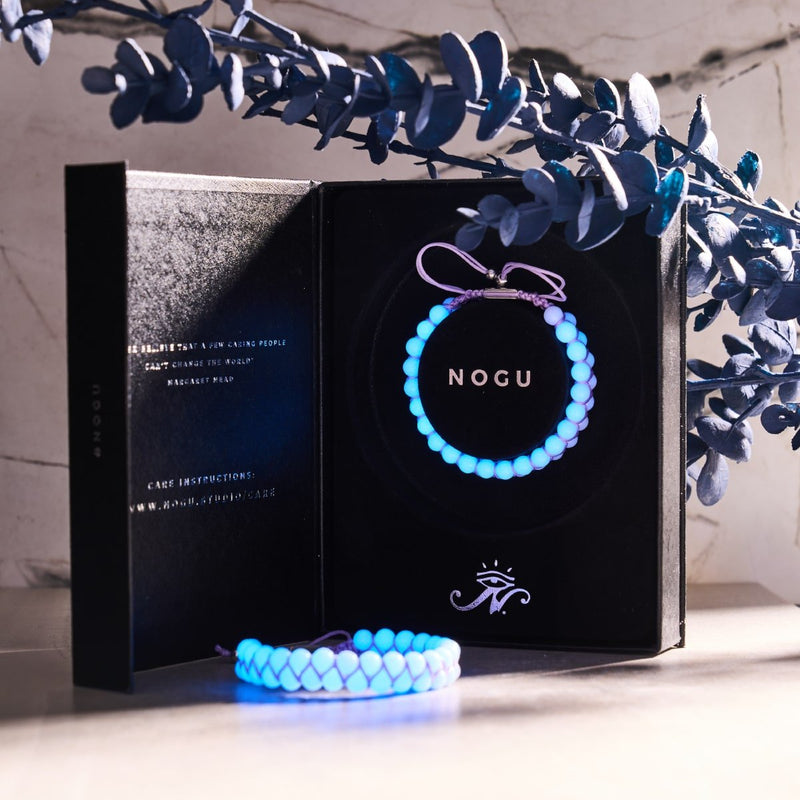 Purple Porcelain | Lumos Ceramic | Vitality Macrame Bracelet