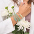 Teal | Silver | Lumos Ceramic Expression Bracelet