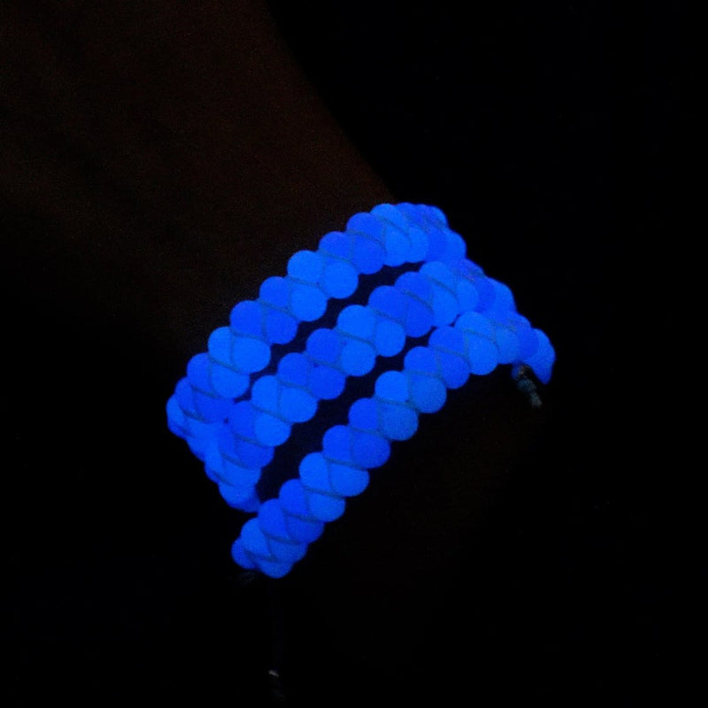Viridian x Ultramarine | Lumos Ceramic | Vitality Macrame Bracelet