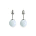 Porcelain | .925 Sterling Silver | Lumos Ceramic Stud Earrings