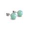 Viridian | .925 Sterling Silver | Lumos Ceramic Stud Earrings