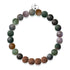 Arya | India Agate x Rudraksha | Mala Bracelet