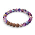 Gaia | Purple Regalite x Rudraksha | Mala Bracelet
