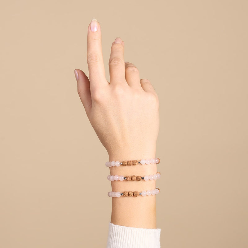 Law of Attraction | Gemstone Rudraksha | Mala Bracelet