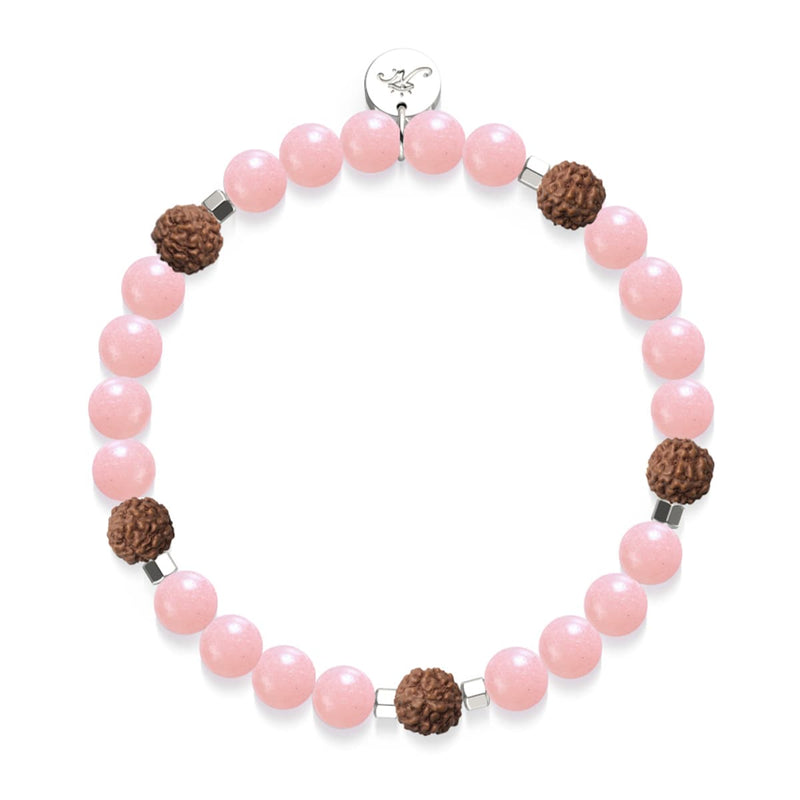 Light Of Nirvana | Gemstone x Lumos Rudraksha | Mala Bracelet