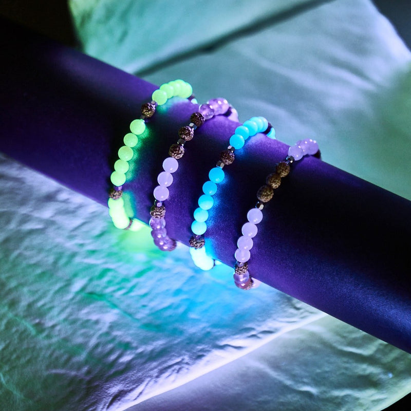 Light Of Nirvana | Gemstone x Lumos Rudraksha | Mala Bracelet