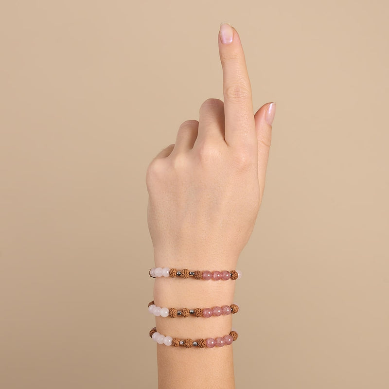 Metaphysical | Gemstone Rudraksha | Mala Bracelet