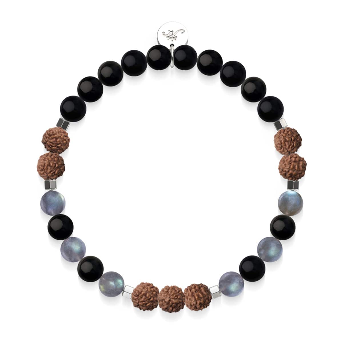 Sensei | Gemstone Rudraksha | Mala Bracelet