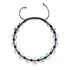 Black | Rainbow White | Silver | Mermaid Glass Charmballa Bracelet