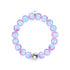 Lavender | Silver | Mermaid Glass Statement Bracelet