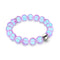 Lavender | Silver | Mermaid Glass Statement Bracelet