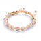 Peach | Gold | Mermaid Glass Charmballa Bracelet