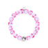 Pink | Silver | Mermaid Glass Statement Bracelet