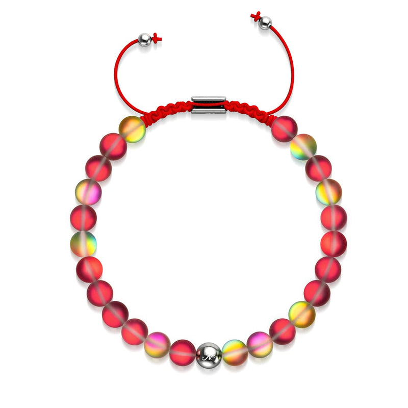 Pomegranate Mermaid Glass x Red String Bracelet